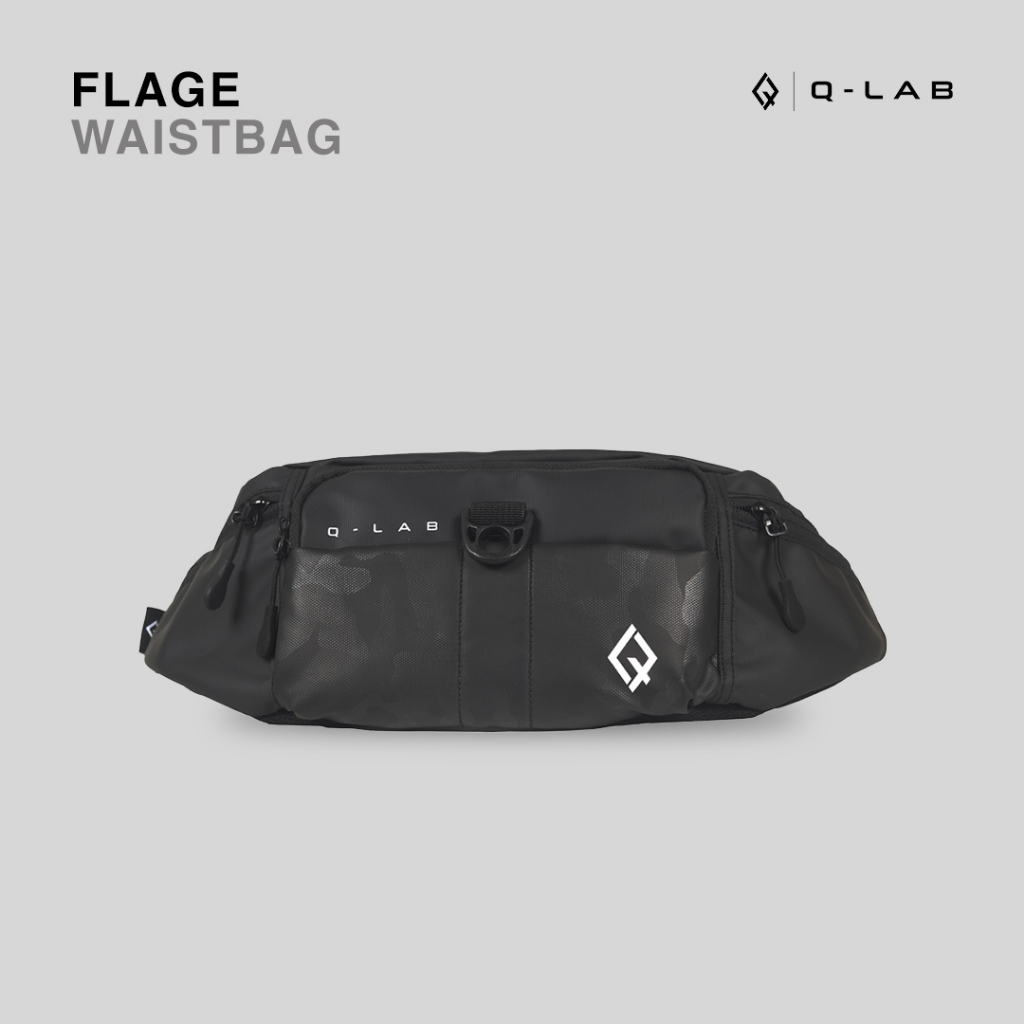 Q-Lab Flage Slingbag Hitam / Tas Selempang Hitam QLAB