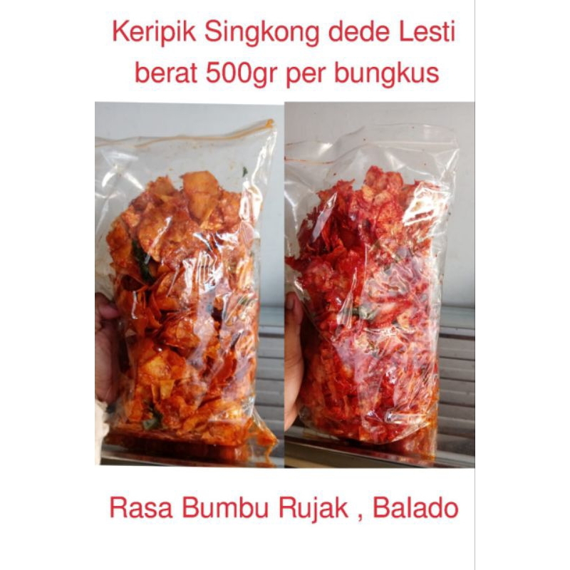 

Keripik Singkong rasa Bumbu Rujak / rasa Balado 500gram