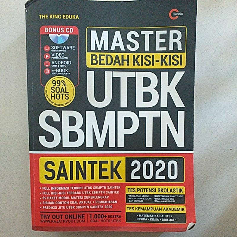 [PRELOVED] BUKU SNBT/UTBK/SBMPTN THE KING EDUKA 2020 SAINTEK