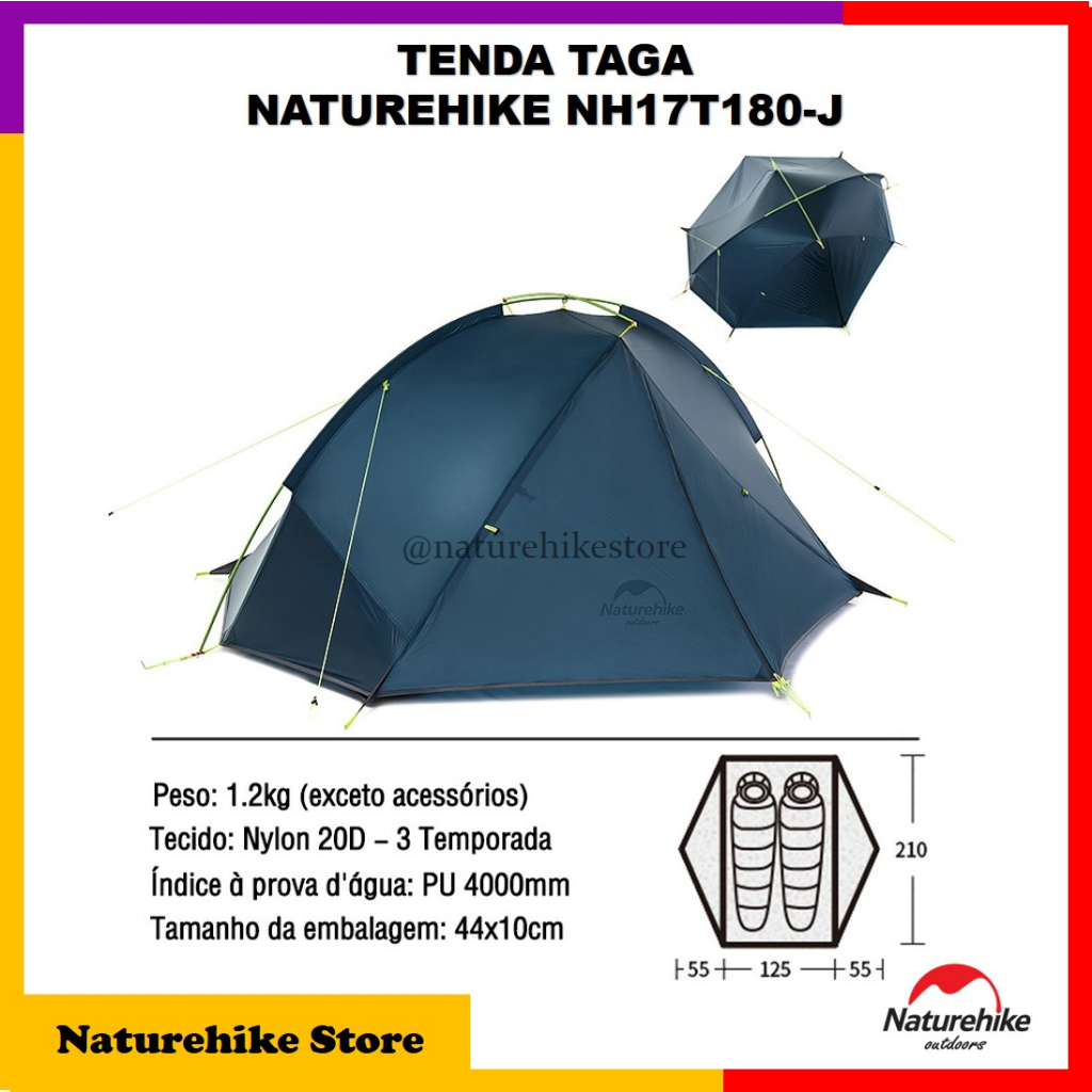 Tenda Taga Naturehike Ultralight NH17T180-J
