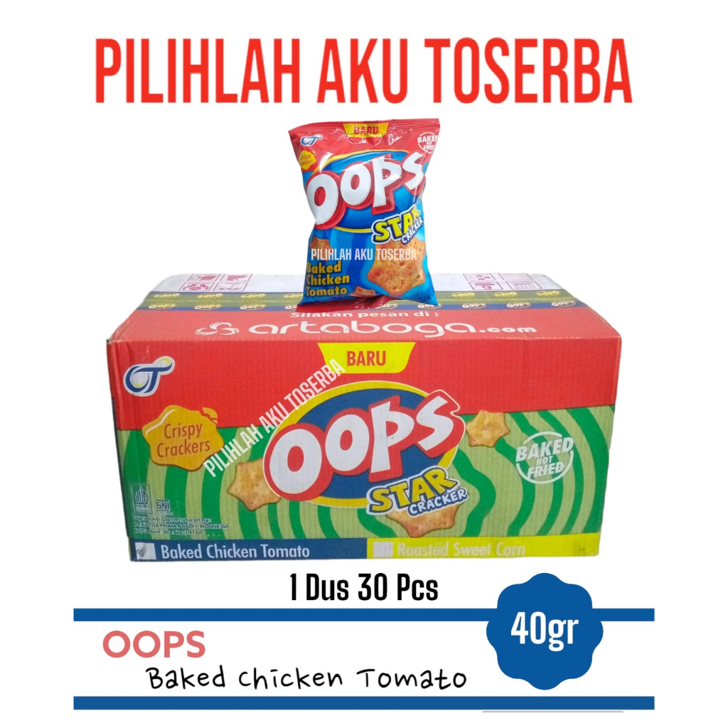 

OOPS BAKED CHICKEN TOMATO 40 GR / AYAM TOMAT PANGGANG - ( HARGA 1 DUS ISI 30 PACK )