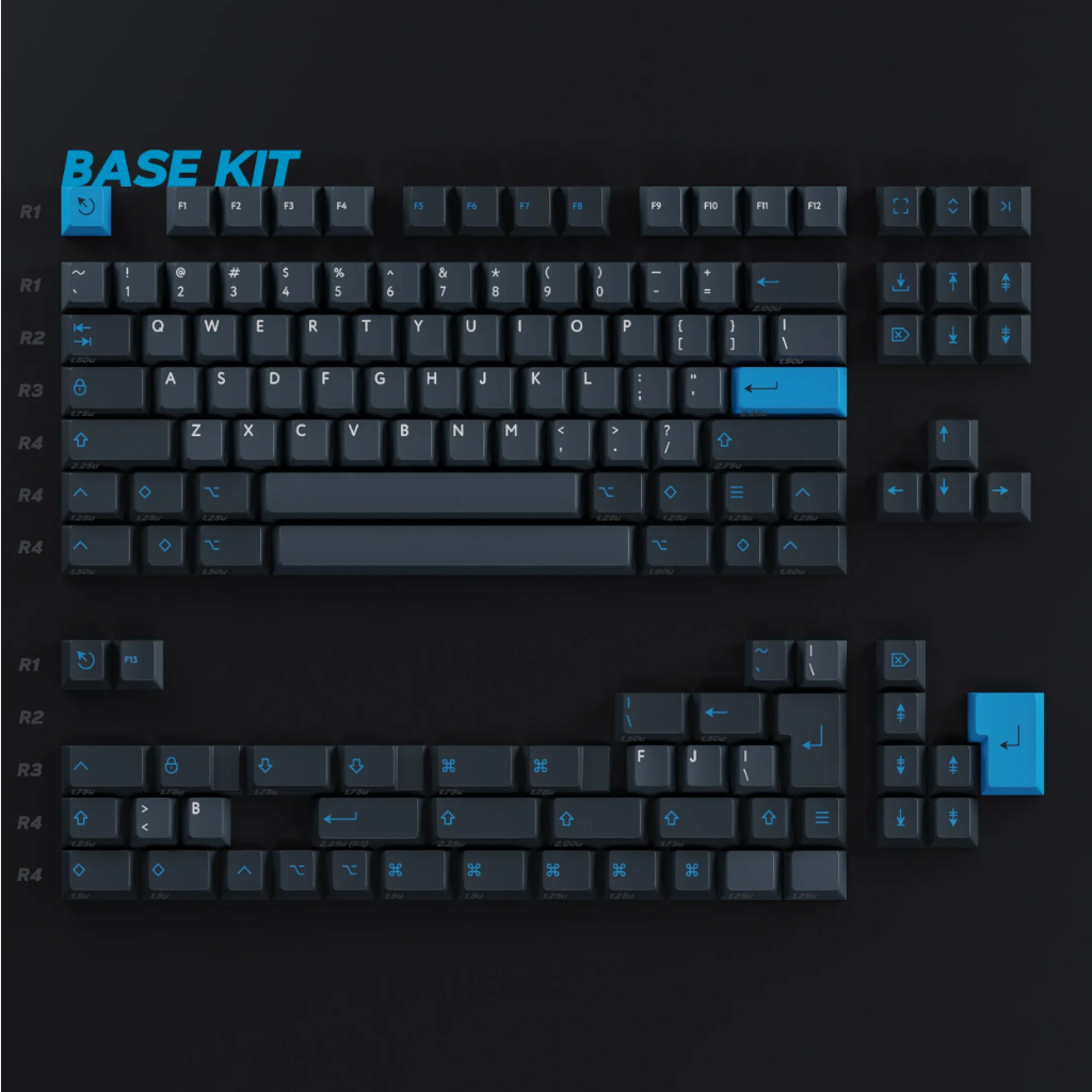 PBTFans UMBRA - PBT Cherry Profile Keycaps Set - KBDFans