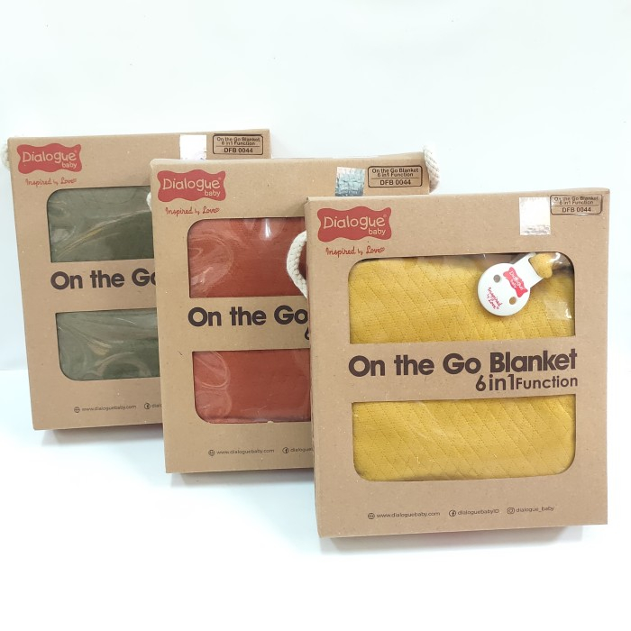 Dialogue Baby On The Go Blanket 6 In 1 Function / Selimut