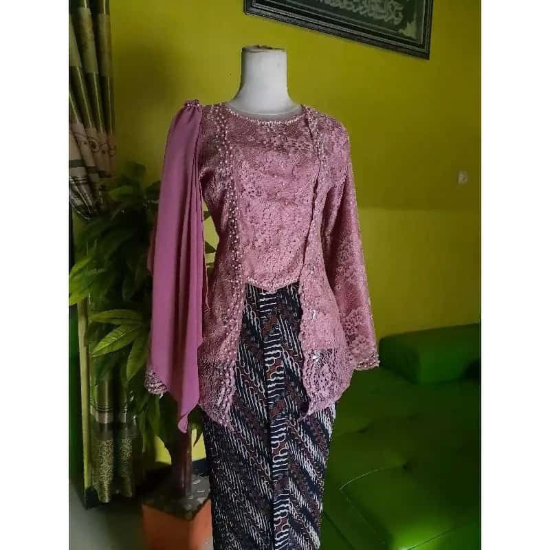 kebaya kutu baru muslim full furing / kebaya kutu baru payet