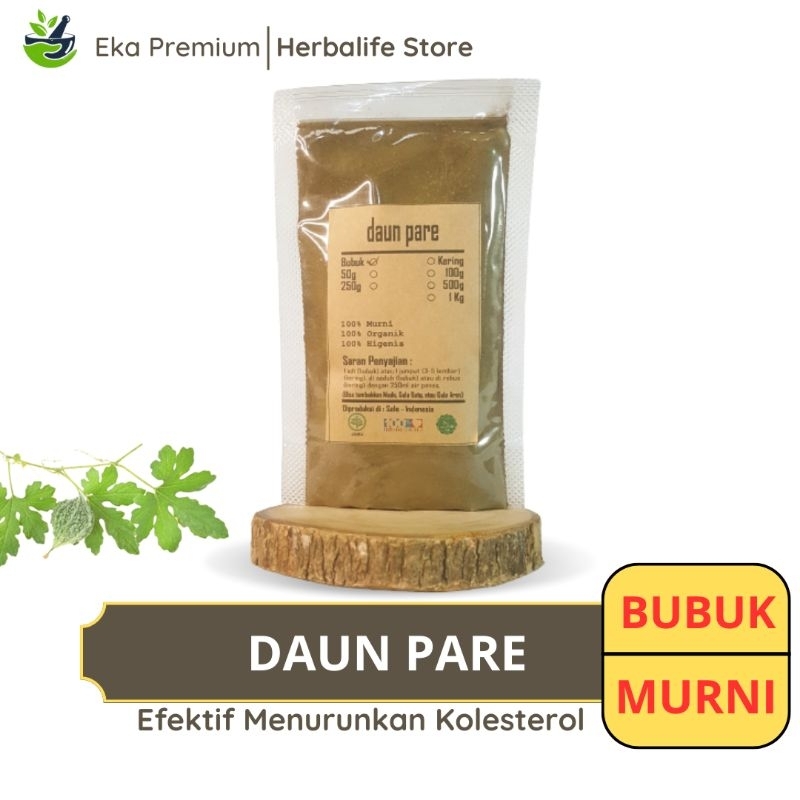 

DAUN PARE BUBUK Kering Asli Ramuan Rempah Herbal Murni Jamu Minuman Tradisional Simplisia Momordica Charantia