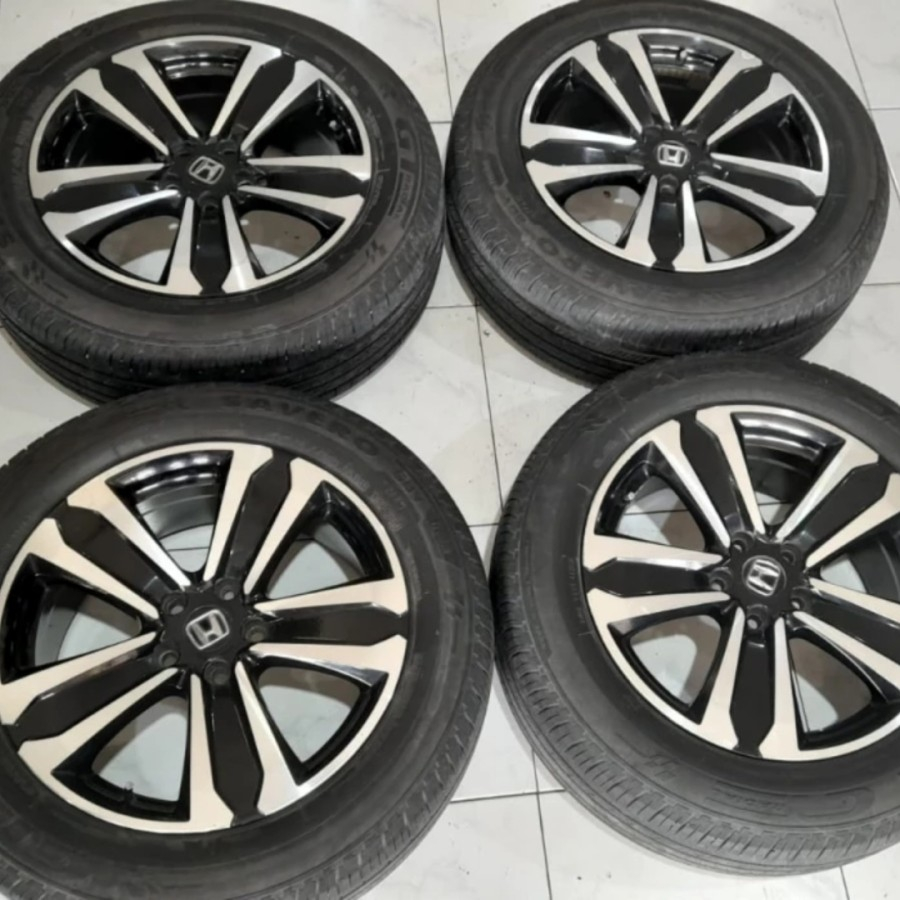 VELG BEKAS REP CRV R18X7,5 BAUT 5 PCD 5X114 + BAN 225 60 R18