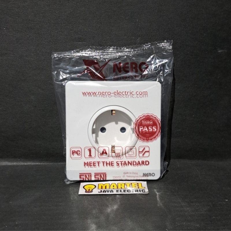 Stop kontak NERO CASA X216VG WHITE