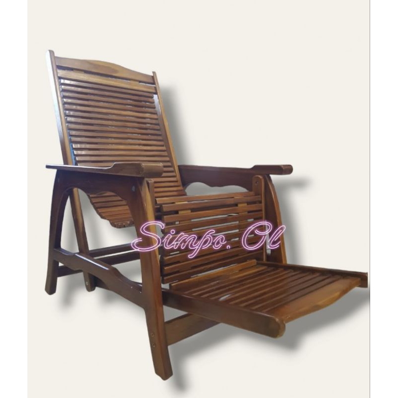 Kursi Santai kayu/ Kursi Goyang/ Kursi Malas