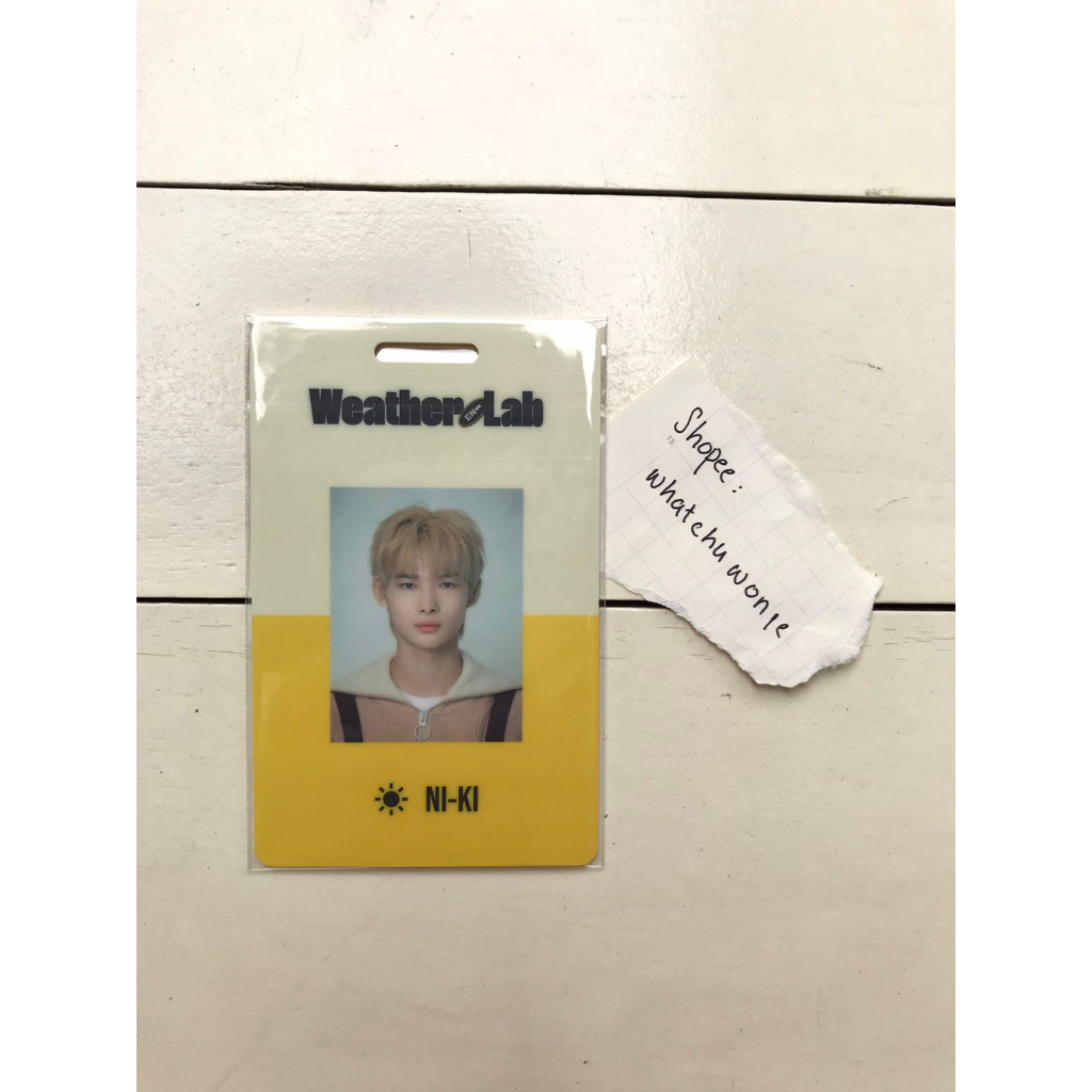 ID Card Ni-ki Enhypen Season Greeting 2022 Weather Lab [PC/PHOTOCARD]