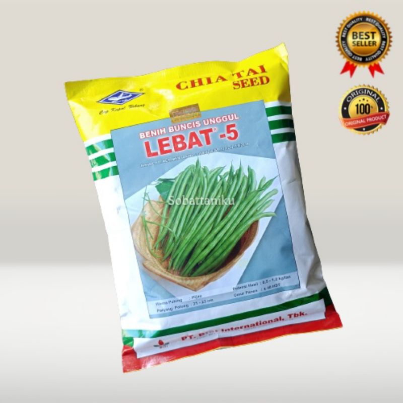 Benih BUNCIS LEBAT 5 500 gram Cocok Dipanen Muda Buncis Manis Baby Buncis