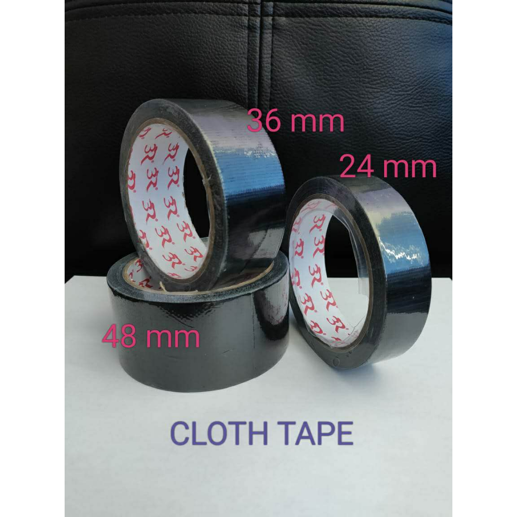 

Lakban Kain / Cloth Tape Hitam 1" - 3R