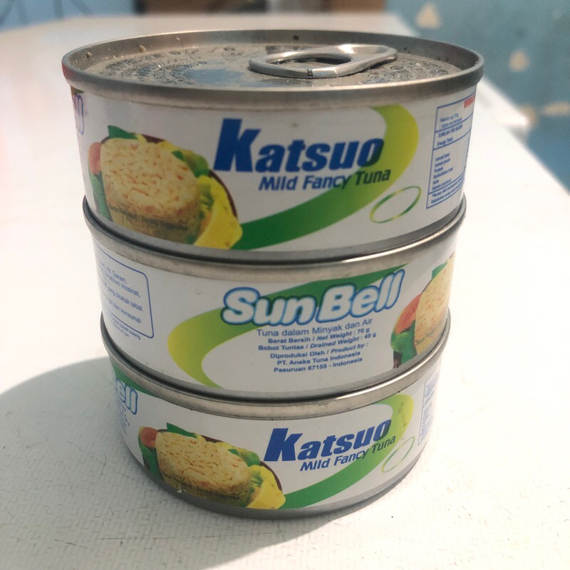 

sunbell katsuo/tuna kaleng