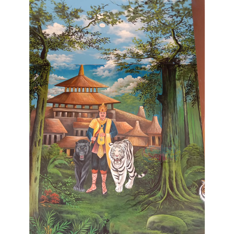 Jasa lukis dinding mural | lukis dinding mural tema kerajaan