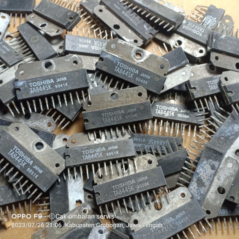 IC VERTIKAL ; TA8445K  CABUTAN ORIGINAL BY PRODUK TV GOLDSTAR DLL