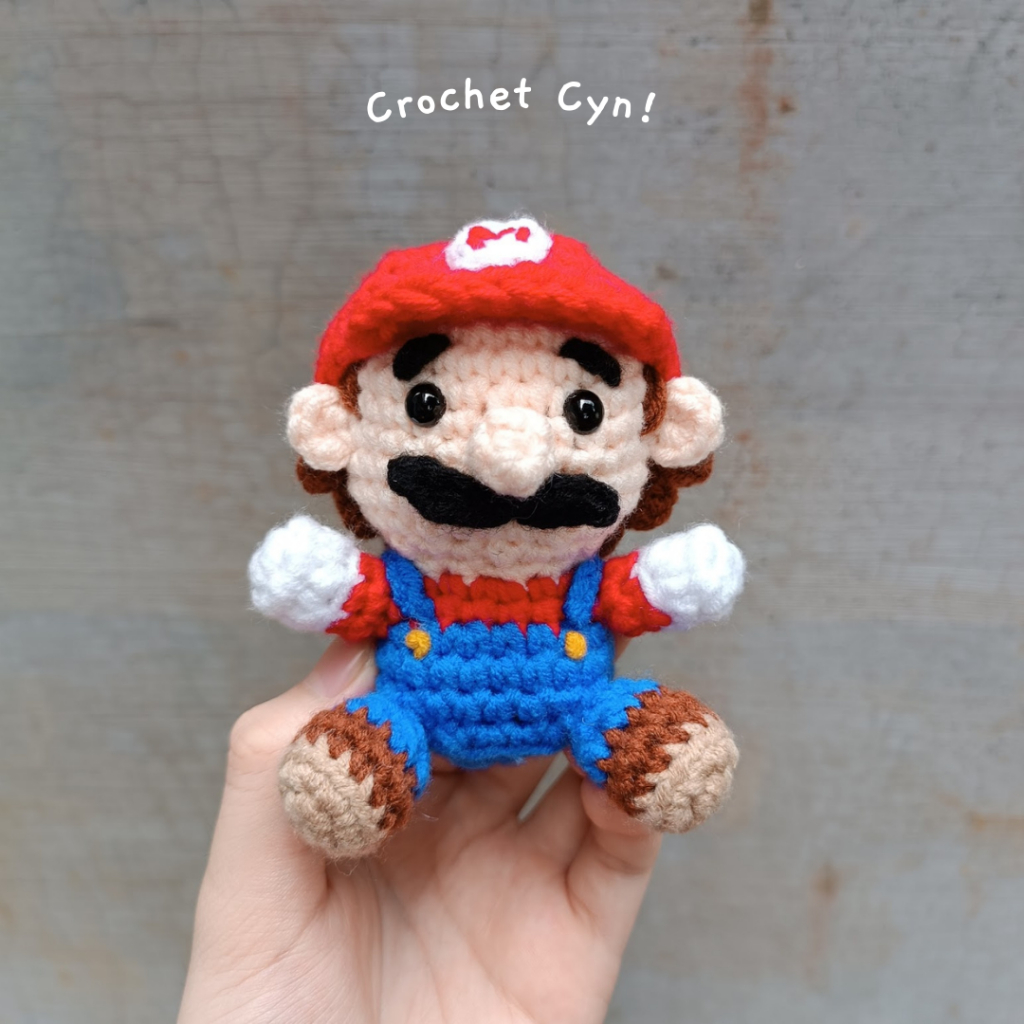 Super Mario Amigurumi Keychain | Gantungan Rajut Super Mario | amigurumi doll