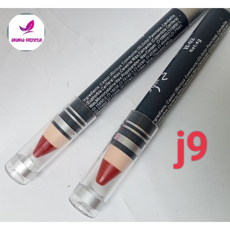 LIPSTIK JUST MISS SERUT J9 - LIPSTIK PENSIL JUSTMISS SERUT J 9