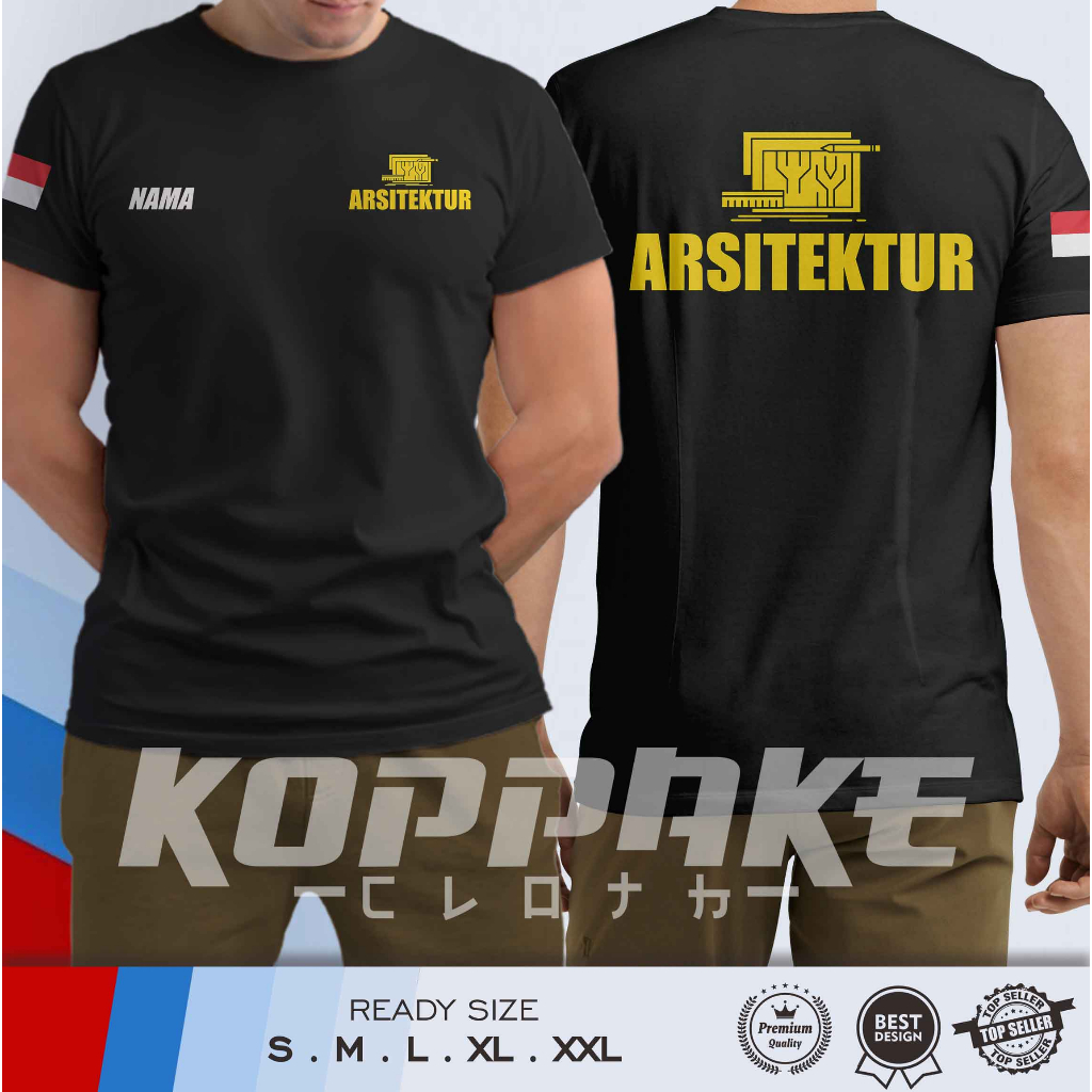 Kaos Arsitektur Gratis Nama Kamu Baju Distro