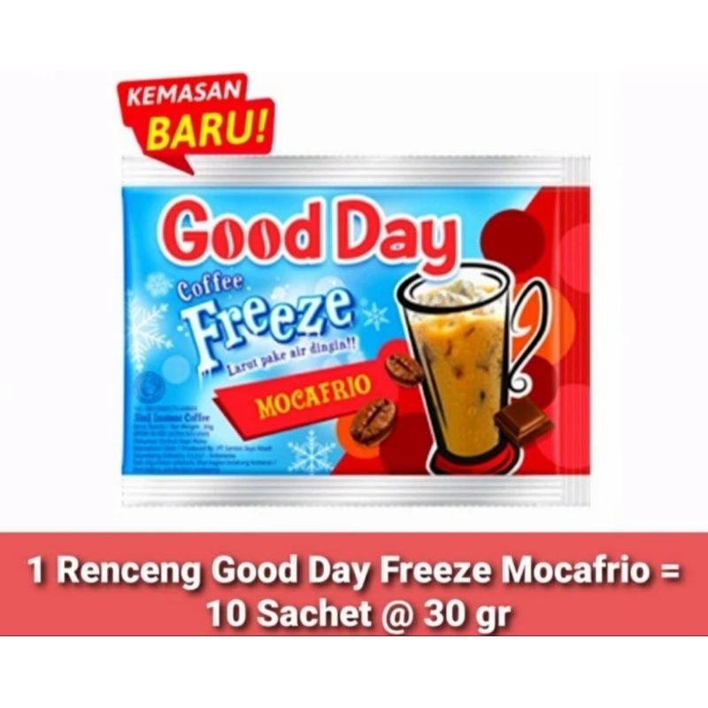 

Good Day 3 in 1 Coffee Freeze Mocafrio 10 x 30gr