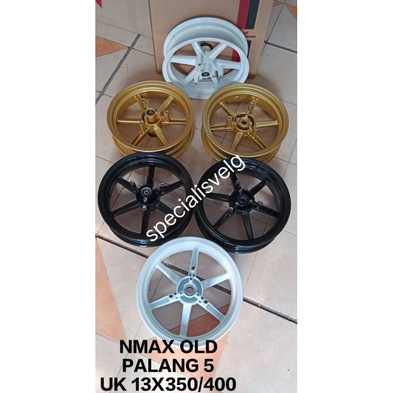 PELAK VELG V Rossi PALANG 6 STARMAX BUAT NMAX OLD.PELAK RACING V ROSSI PALANG 6 BUAT YAMAHA NMAX OLD