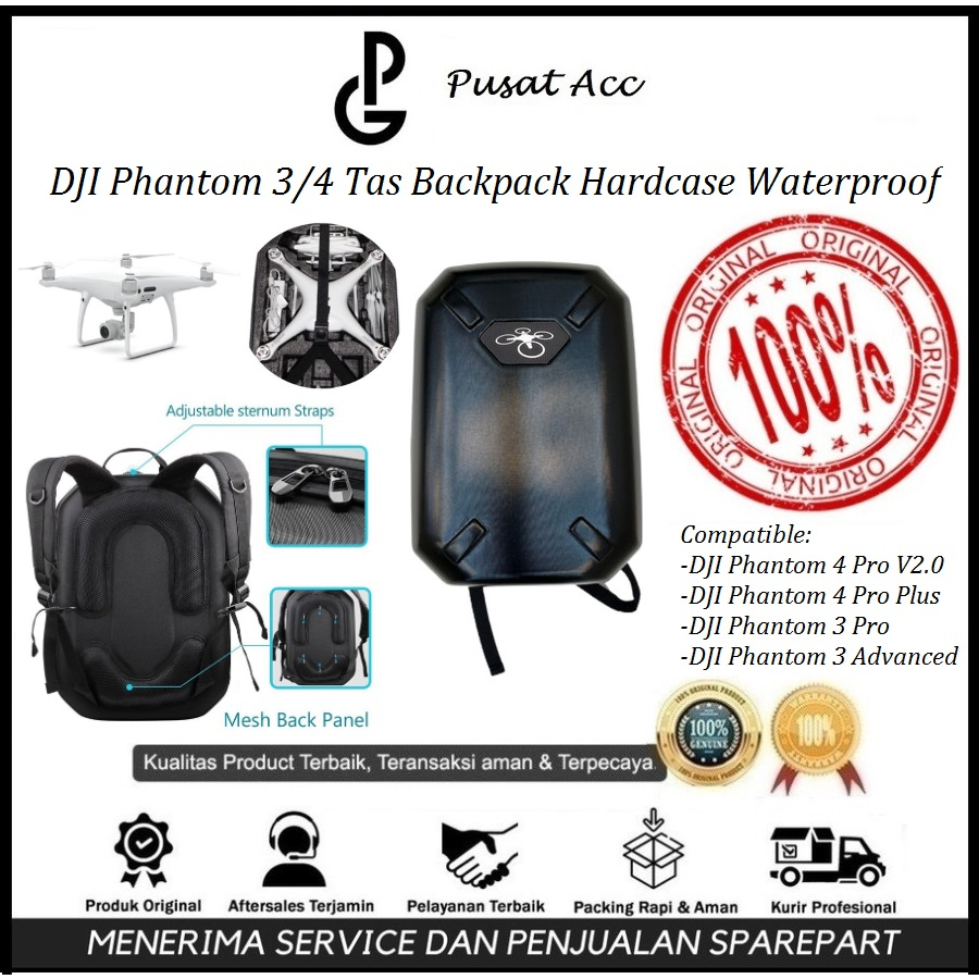 DJI Phantom 3 Pro Tas Backpack Hardcase for DJI Phantom 4 Pro V2.0 Phantom 3 Pro Waterproof Case Bag