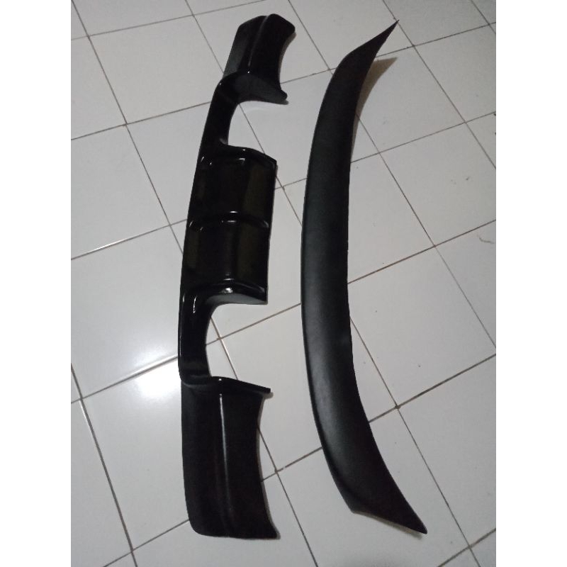 paket diffuser + spoiler cover bagasi BMW e46 M3 CSL