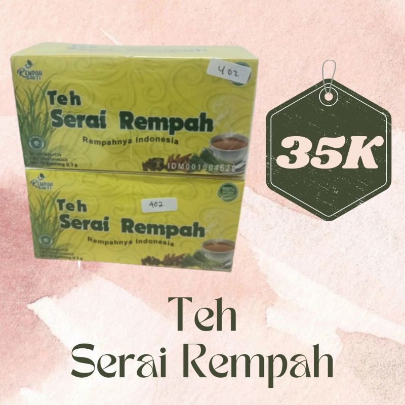 

BEST SELLER TEH SERAI REMPAH KHAS KALIMANTAN TIMUR BERKHASIAT 250gr