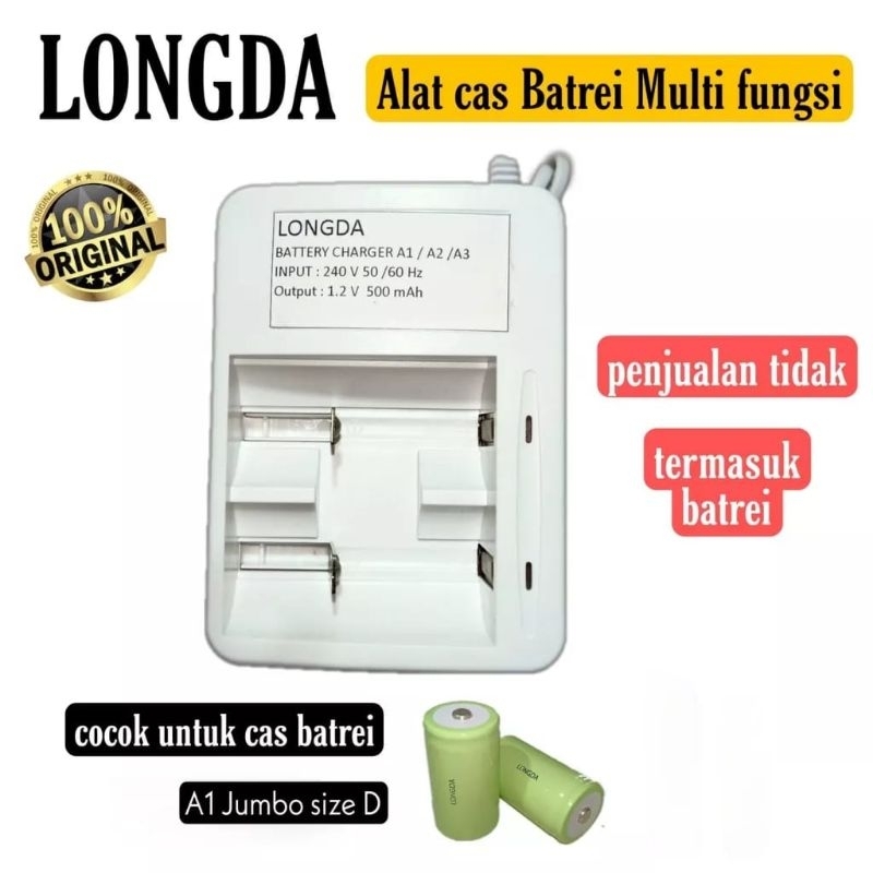 alat cas baterai battery multifungsi LONGDA untuk cas