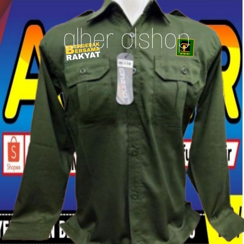 kemeja partai PPP baju partai PPP seragam partai PPP Pdh partai PPP kemeja kerja Partai PPP baju ker
