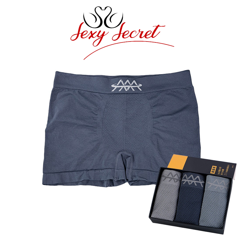 Sexy Secret [ISI 3] C355 BOXER KESEHATAN Pria Celana Dalam Pria Katun Magnet Therapy Kesehatan-1