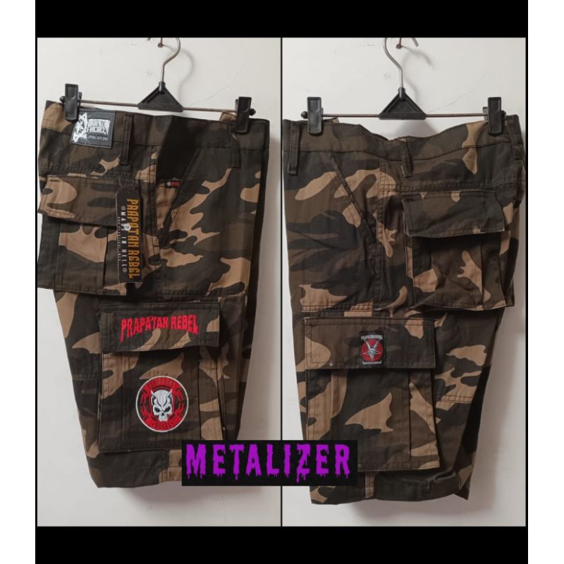 Celana Pendek Cargo Alpin Musik Metal Army New 003