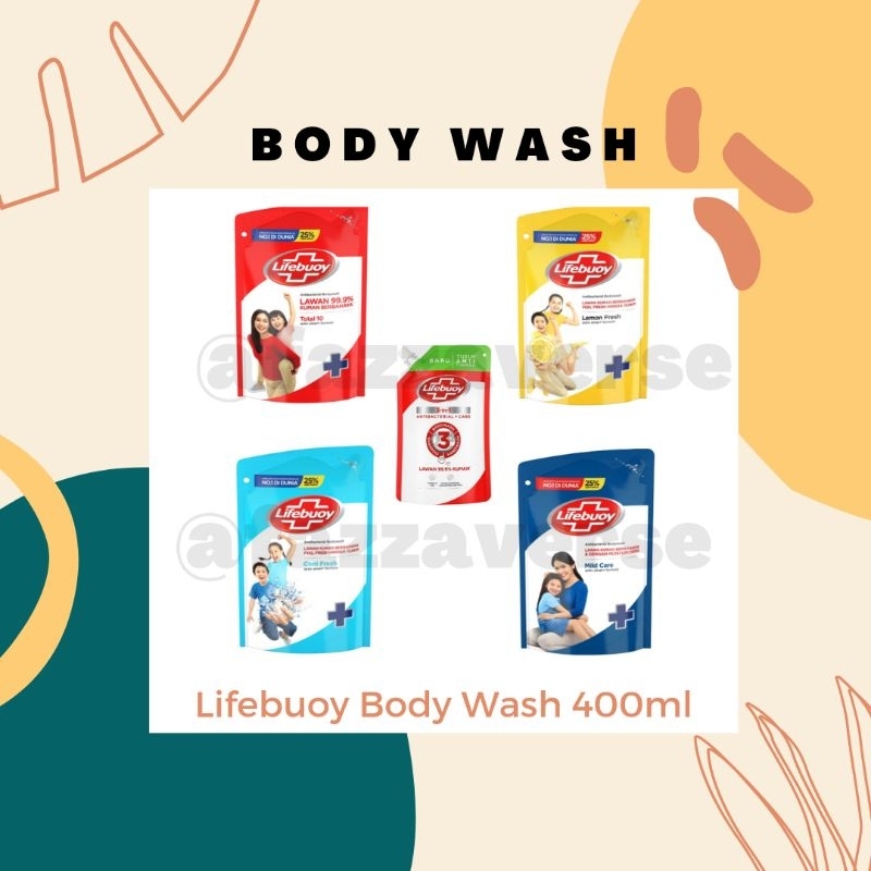 Lifebuoy Sabun Mandi Cair 400ml