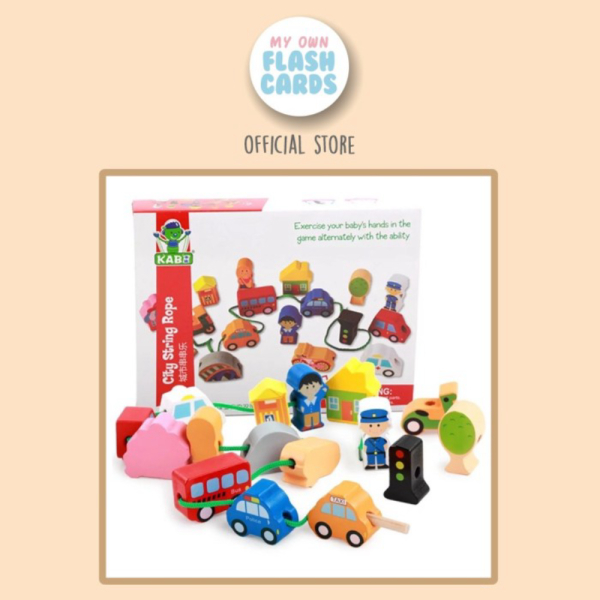 

Anak - String Rope - City Meronce Jual Kayu Toy Wooden Threading Mainan Berkualitas