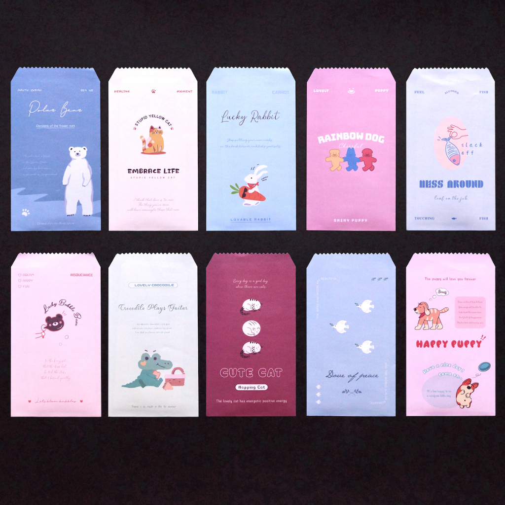 

Fancy Envelope - Cheerful Animals (Amplop Kertas / Amplop Surat / Amplop Uang / Amplop Lebaran)