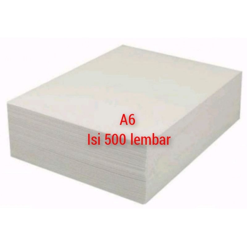 

kertas buram A6 /kertas resi/isi 500 lembar