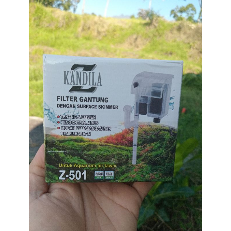 filter gantung aquarium Kandila & Recent