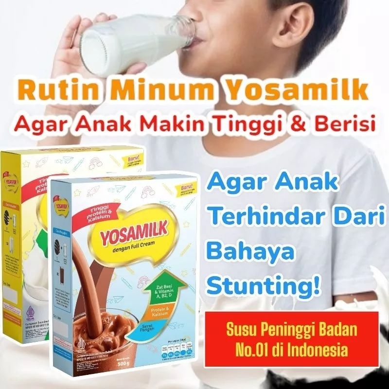 

Yosamilk Susu Penggemuk 500gr ORI Gemuk Original Susu Gemuk