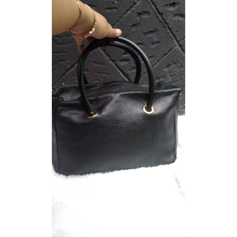 pl tas Speedy kulit motif ular snake skin