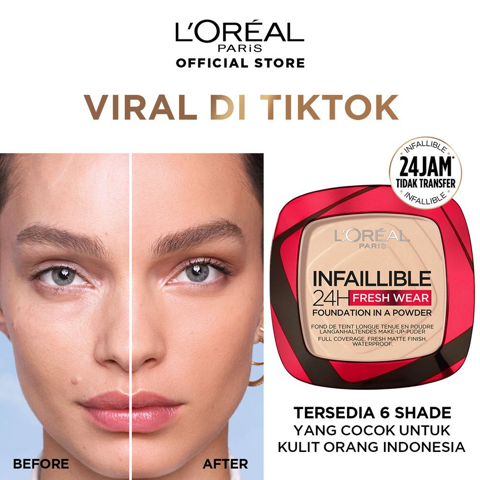 LOREAL INFAILLIBLE 24H FRESH WEAR FOUNDATION IN A POWDER