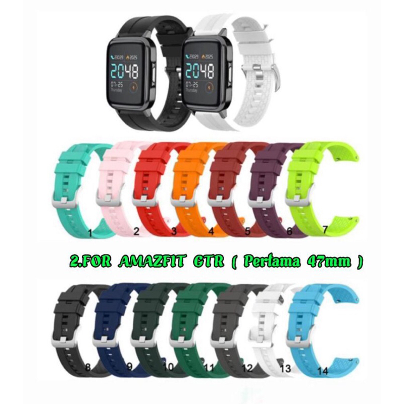 Strap/Tali Jam  Smartwatch Amazfit GTR Pertama(47mm )- 22mm Silicone