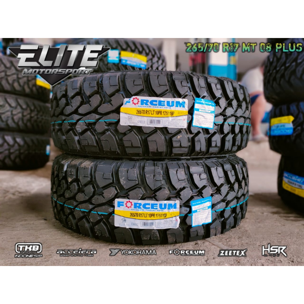 Ban Semi Lapangan mobil ukuran 265/70 R17 Forceum MT 08 PLUS