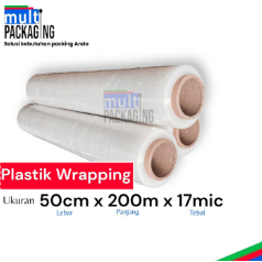 

Stretch Film 50cm x 200m x 17 micron / Plastik Wrap