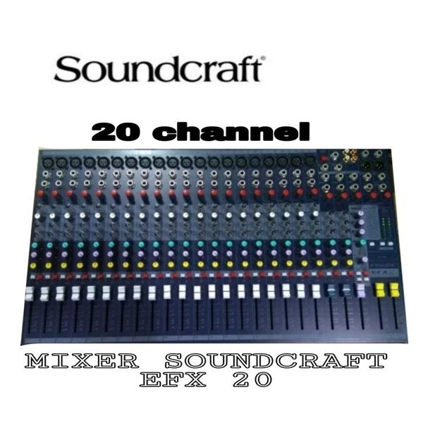 Mixer Audio Soundcraft EFX-20 / EFX20 / 20 Channel