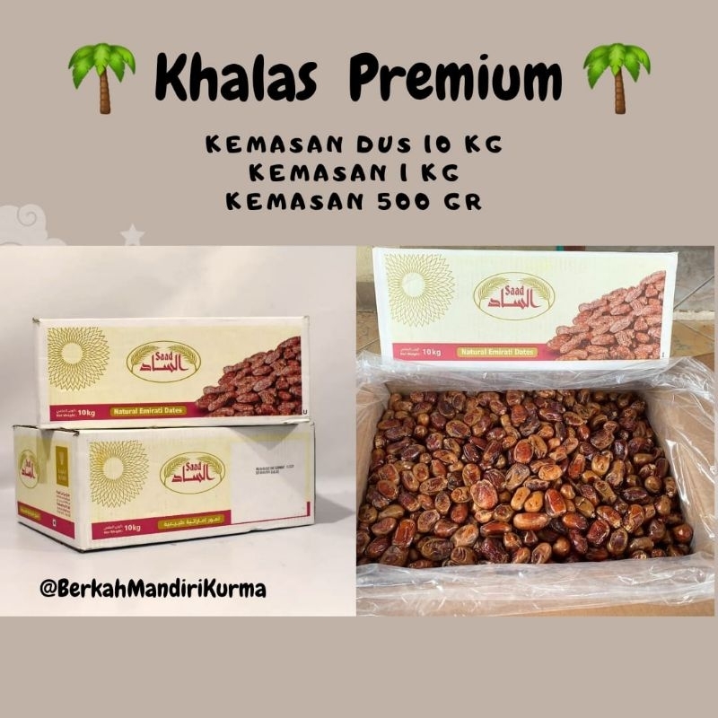 

Kurma Khalas Saad(Kurma kering)