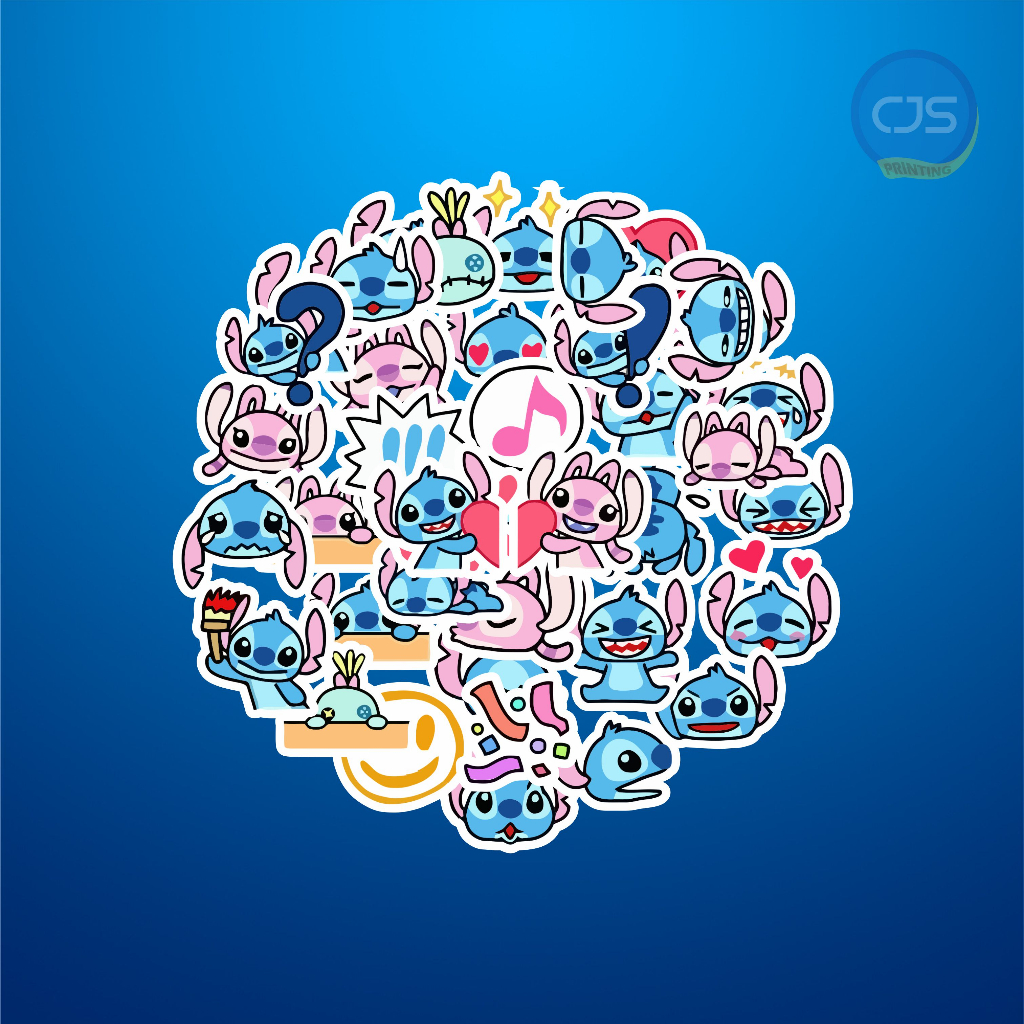 

Sticker Pack Vinyl Stitch 40 Pcs - Sticker HP, Laptop, Gitar, Tumbler