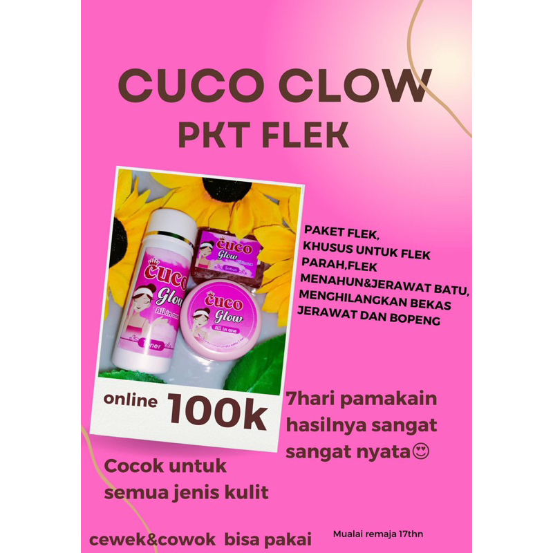 cream cuco glow mencerahkan dan menghilangkan flek