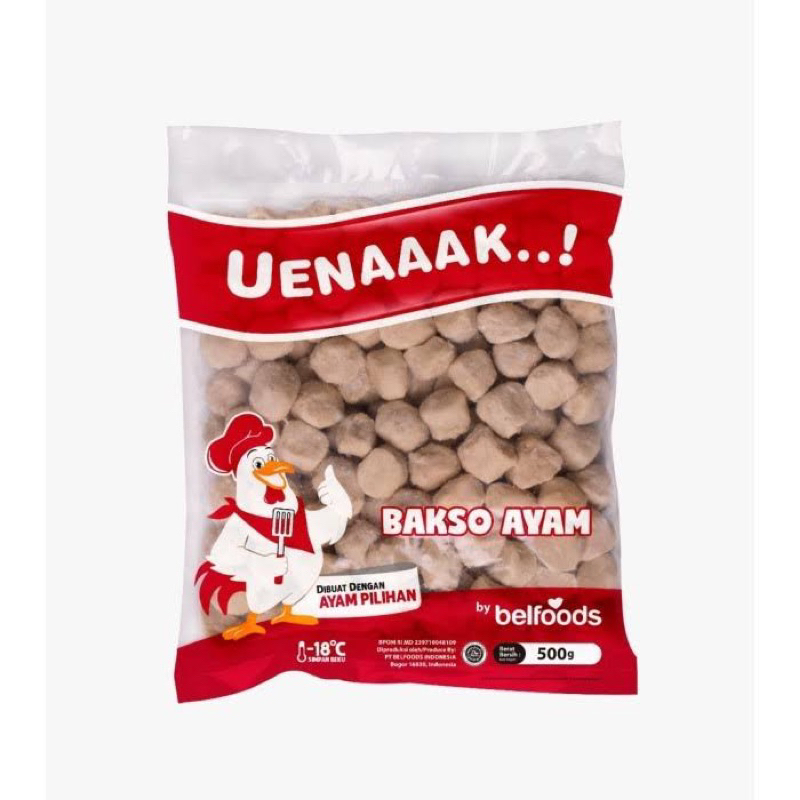 

BAKSO AYAM KECIL BELFOODS 500GRAM (HANYA BISA AREA BANDAR LAMPUNG)