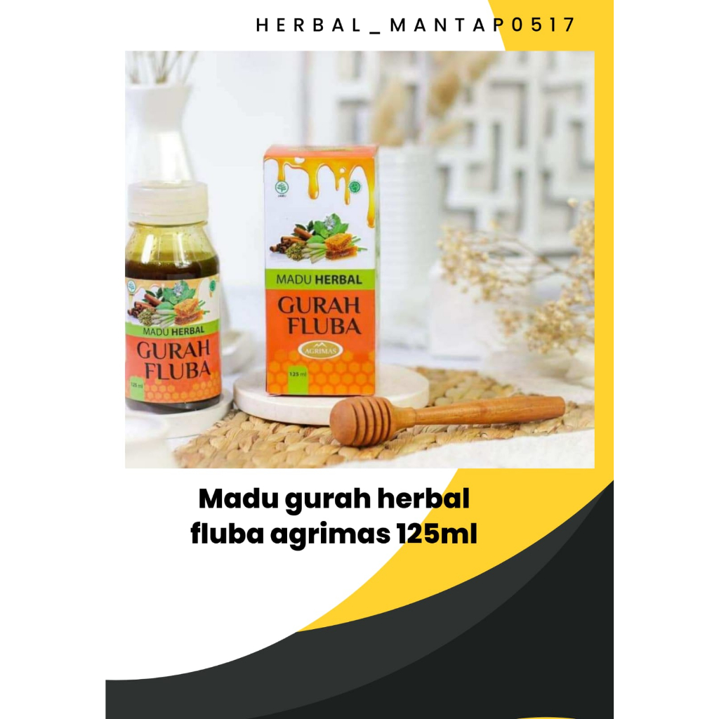 

Madu herbal gurah fluba obat batuk berdahak I obat gurah pernafasan mengeluarkan lendir dalam tenggorokan, hudung, & suda izin BPOM