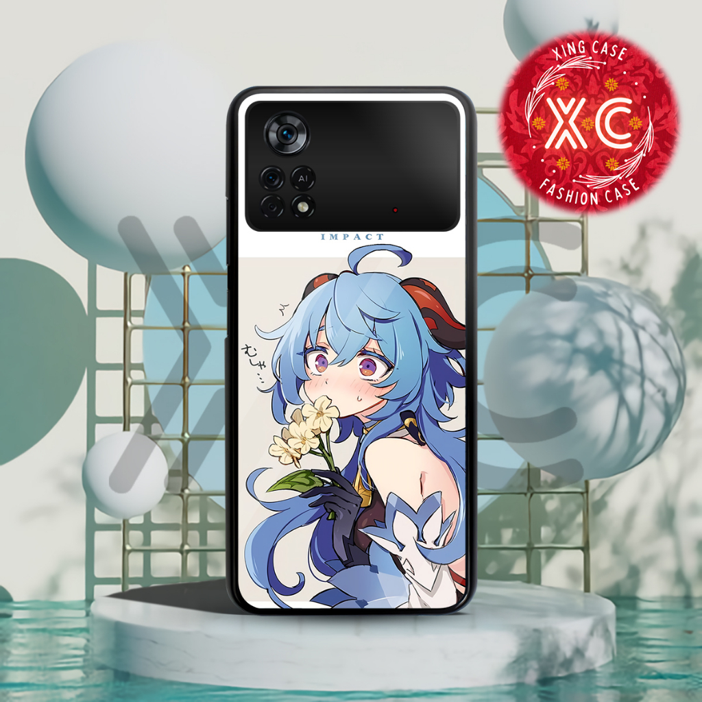 |GI03| XING CASE POCO PHONE POCO M4 PRO GLOSSY KILAU EFEK KACA | CASE HP CUSTOM SOFTCASE HARDCASE | 