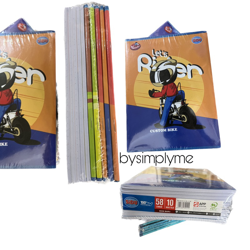 

BUKU TULIS SIDU 58 LEMBAR ISI 10 / BUKU TULIS