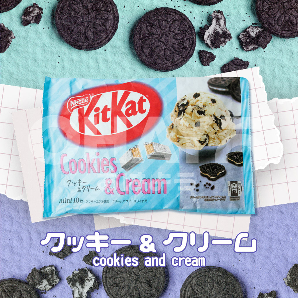 

Coklat Kitkat Kit Kat Japan Cookies and Cream Snack Jepang